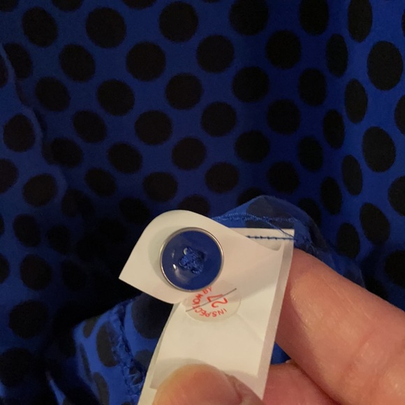 Gap Extra Small Shift Dress Blue/Black - Picture 5 of 7